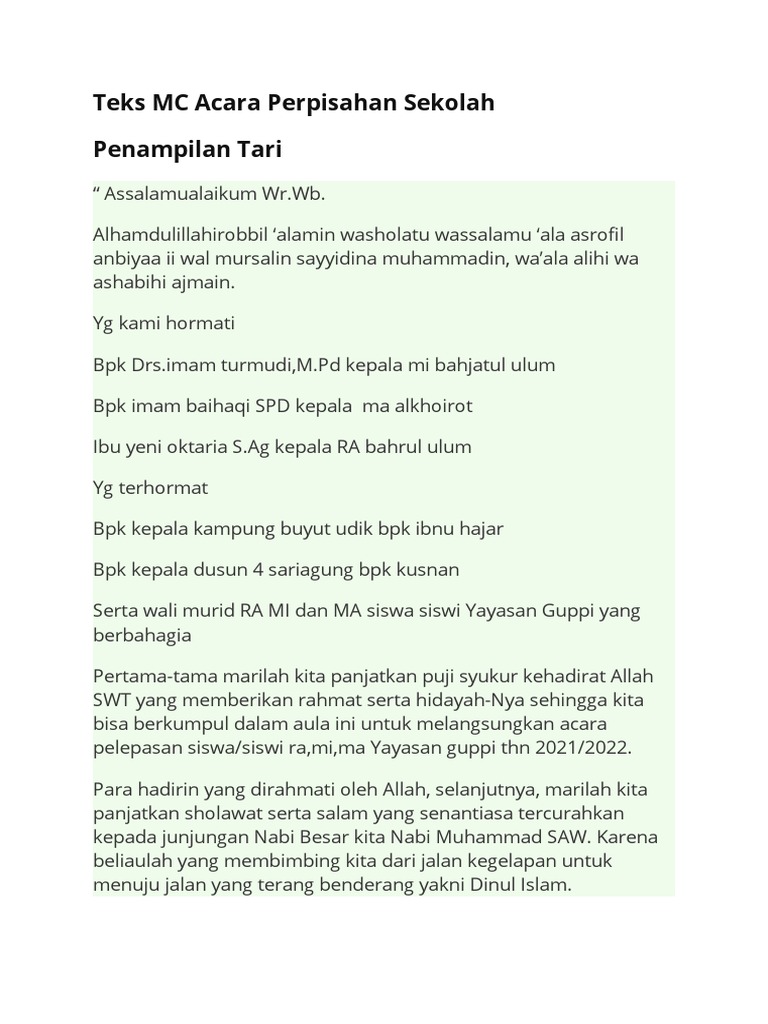 12 Contoh Teks MC Singkat untuk Berbagai Acara