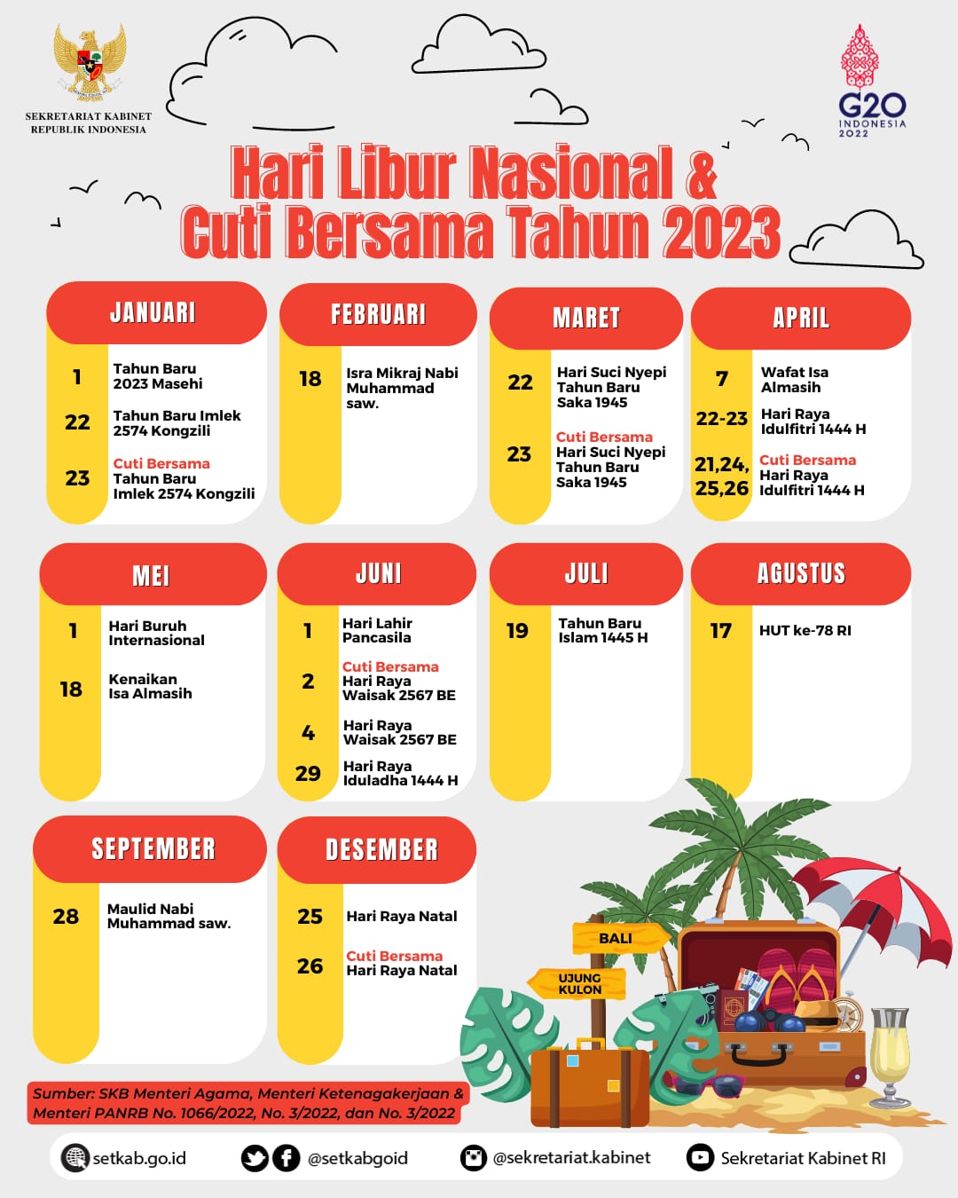 Kalender Hari Libur Nasional Dan Cuti Bersama