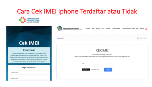 5 Cara Cek IMEI iPhone Terdaftar atau Tidak - BAMS