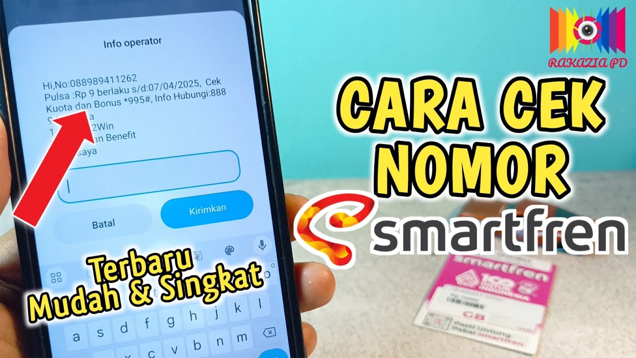CARA CEK NOMOR SMARTFREN TERBARU 2025 - YouTube