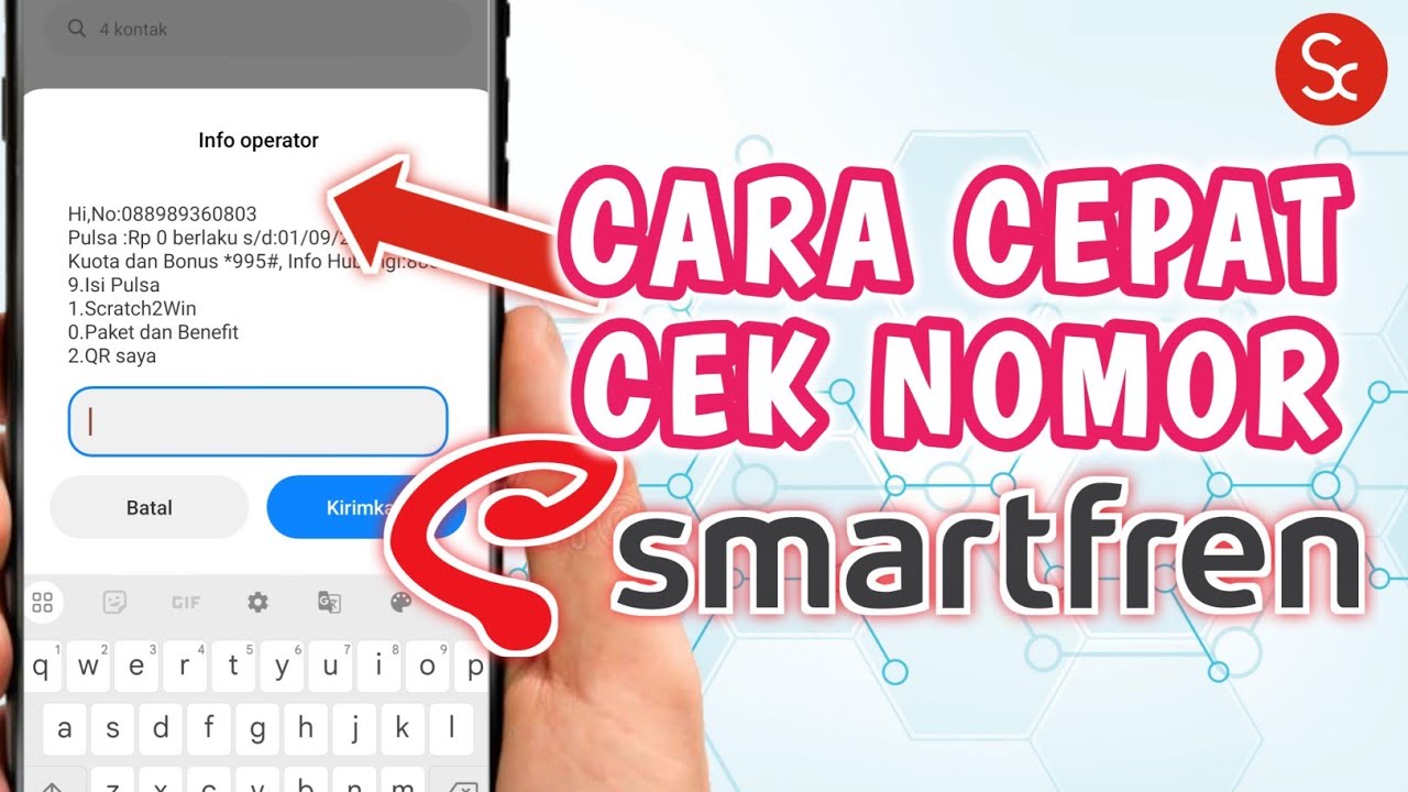 Terbaru Cara Cek Nomor Smartfren 2024 | Cara Melihat Nomor Smartfren ...