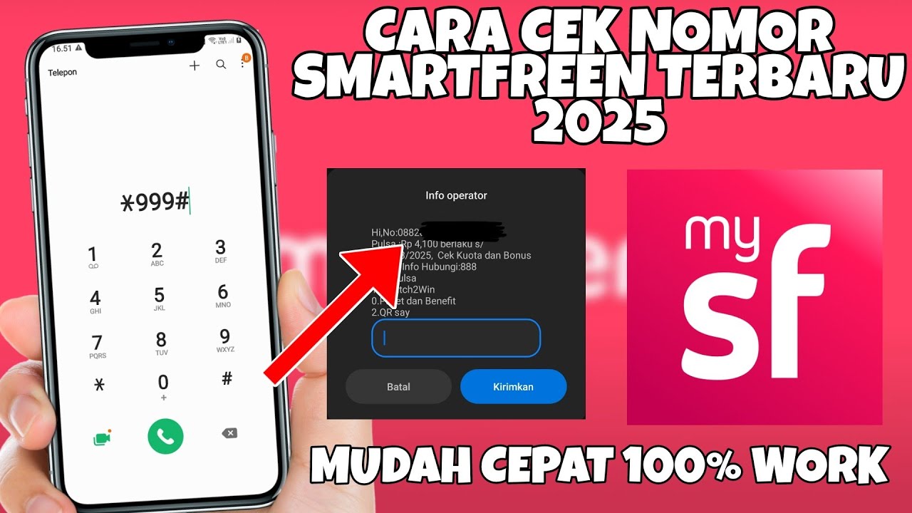 Cara Cek Nomor Smartfren Sendiri Terbaru 2025 - YouTube