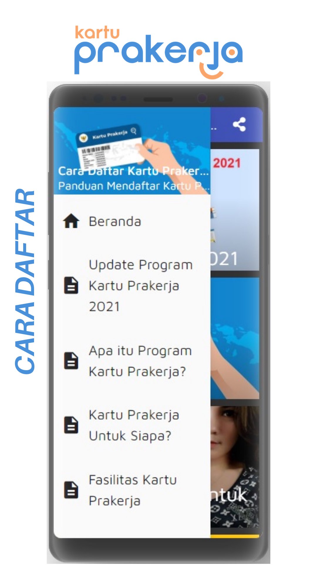 Download do APK de Cara Daftar Kartu Prakerja Terbaru para Android
