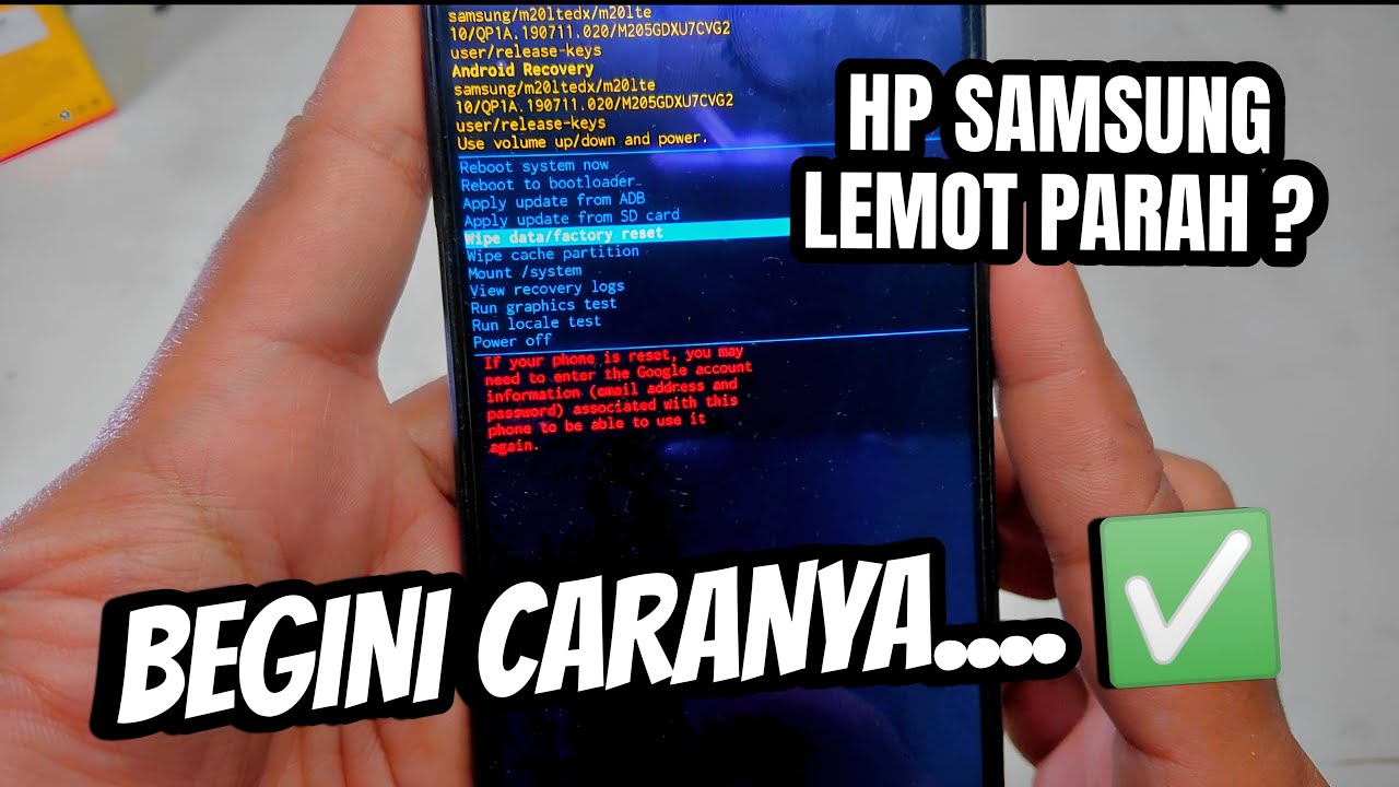 CARA MENGATASI HP SAMSUNG LEMOT PARAH - HP SAMSUNG - ANDROID - HARD ...