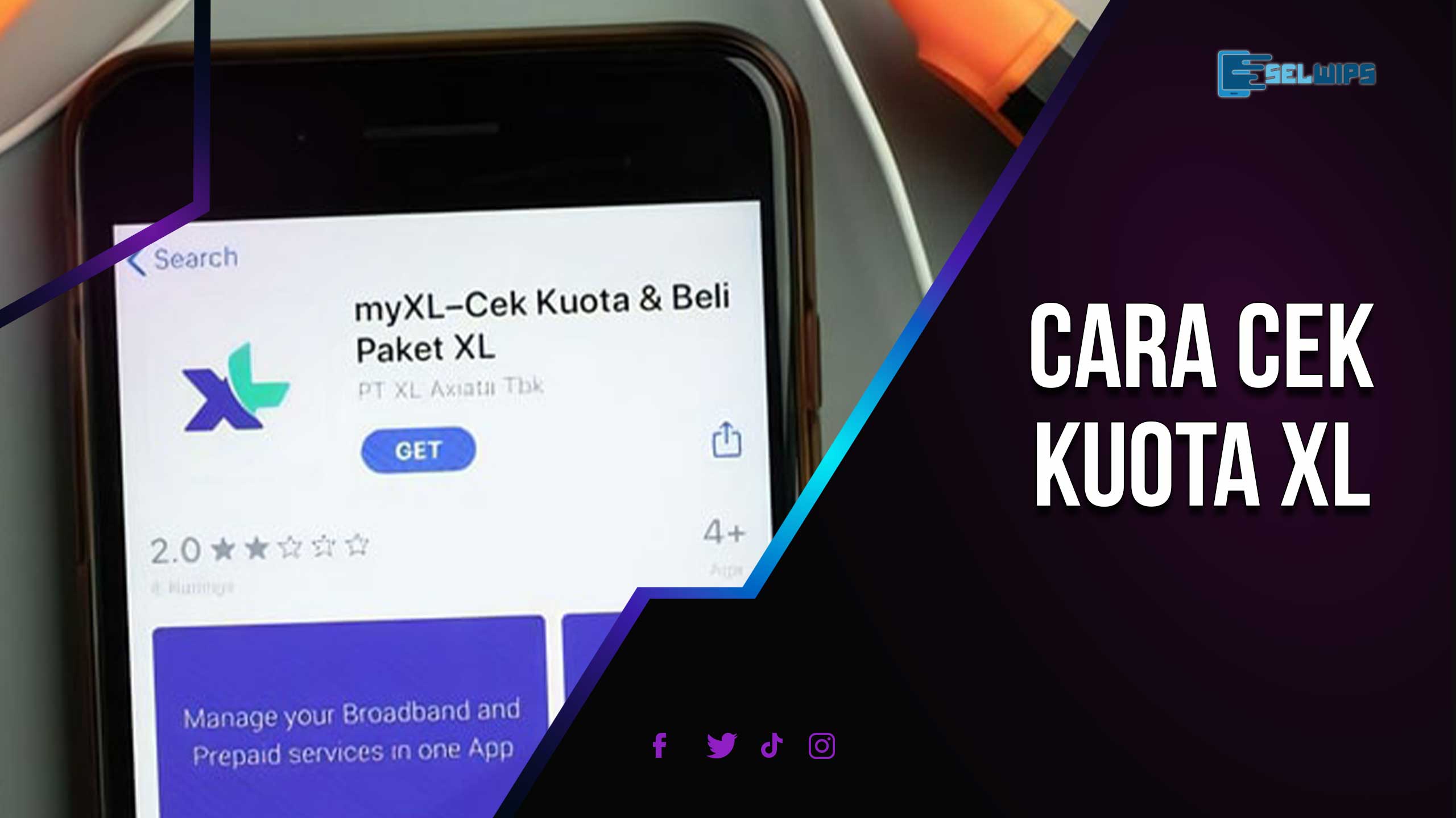 4 Cara Cek Kuota XL Lewat Dial, SMS dan Aplikasi MyXL - Selwips
