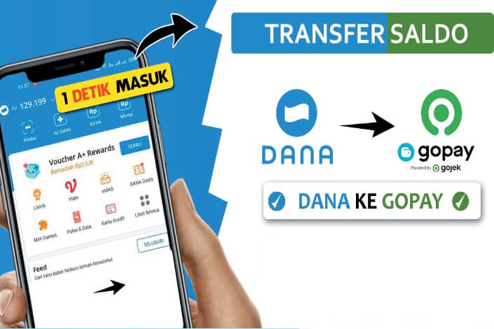 Cara Transfer DANA Ke Gopay Dengan Biaya Admin Termurah - NgertiHukum.ID