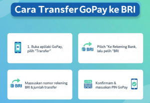 Mudahnya Cara Transfer GoPay ke BRI - BAMS