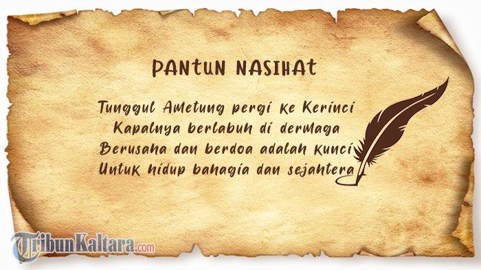 Contoh Pantun Tema Nasihat untuk Tugas Sekolah Kelas 5 SD, Disertai ...
