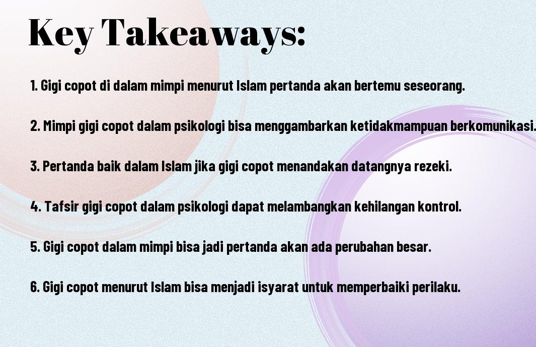 8 Arti Mimpi Gigi Copot Atas dari Pandangan Islam & Psikologis