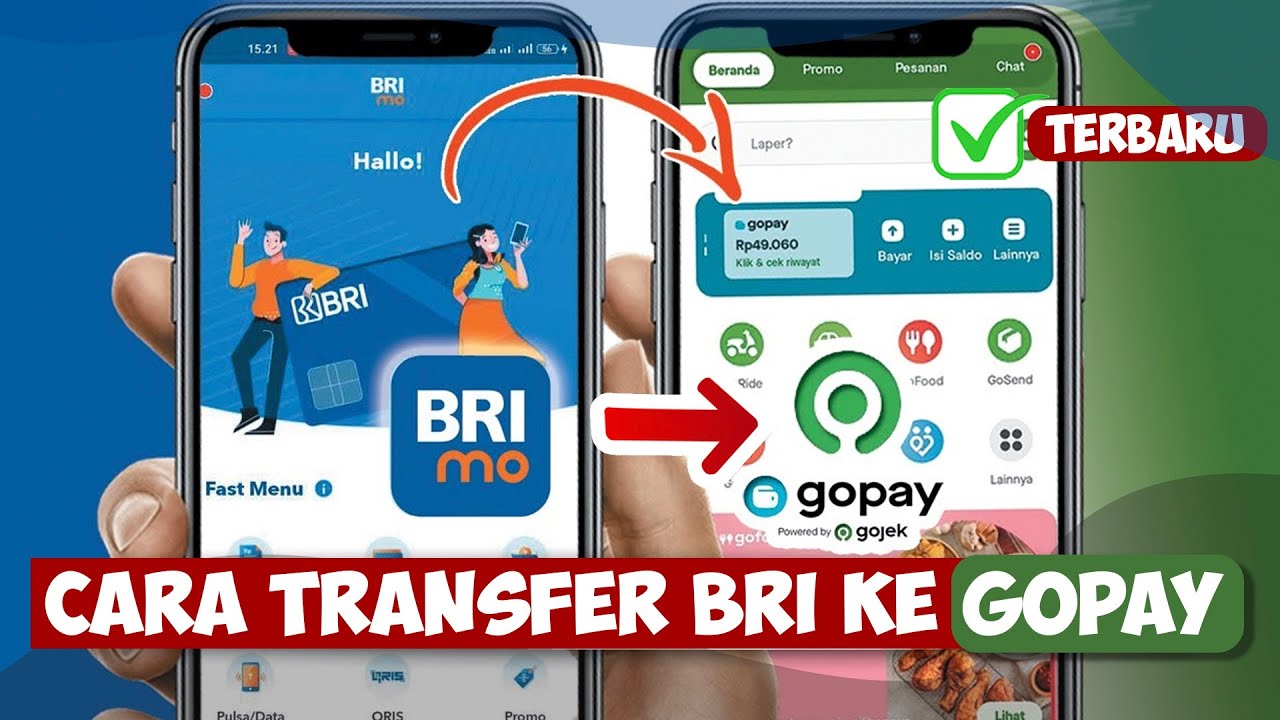 Cara Transfer Dari Bri ke Gopay Terbaru 2025 | Top Up Gopay Lewat BRImo ...