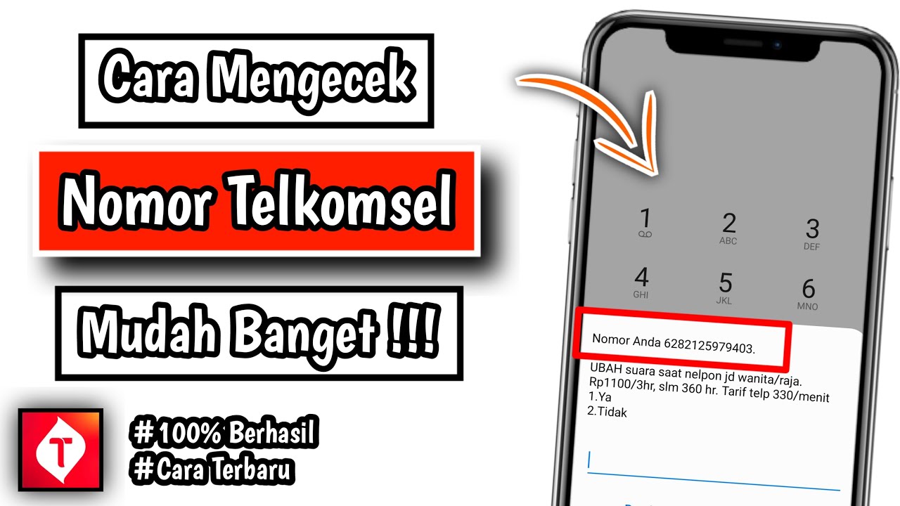 Cara Cek Nomor Telkomsel | Cek Nomor Telkomsel Terbaru - YouTube