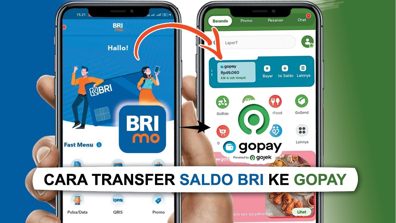 Berhasil ! Cara Transfer Saldo BRI Ke Gopay Terbaru - YouTube