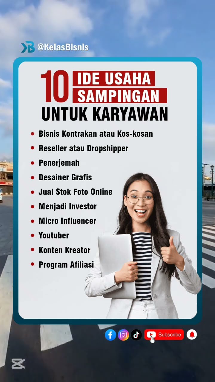 10 ide usaha sampingan untuk karyawan - YouTube