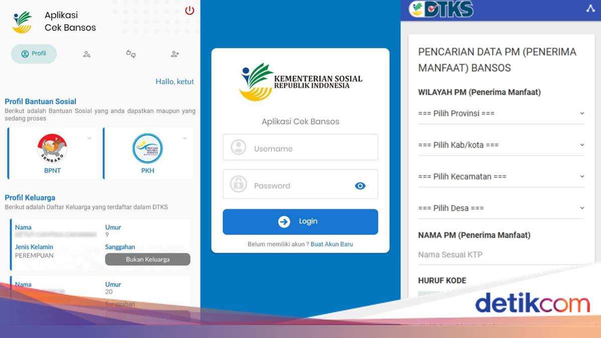 Cara Cek NIK KTP Penerima Bansos 2025, dari PKH, BPNT hingga BLT Kesra