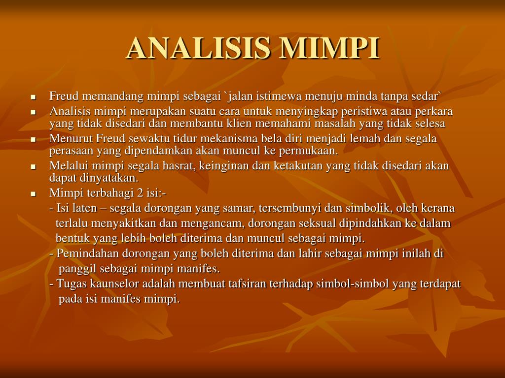 Analisis Neurobiologis Mimpi