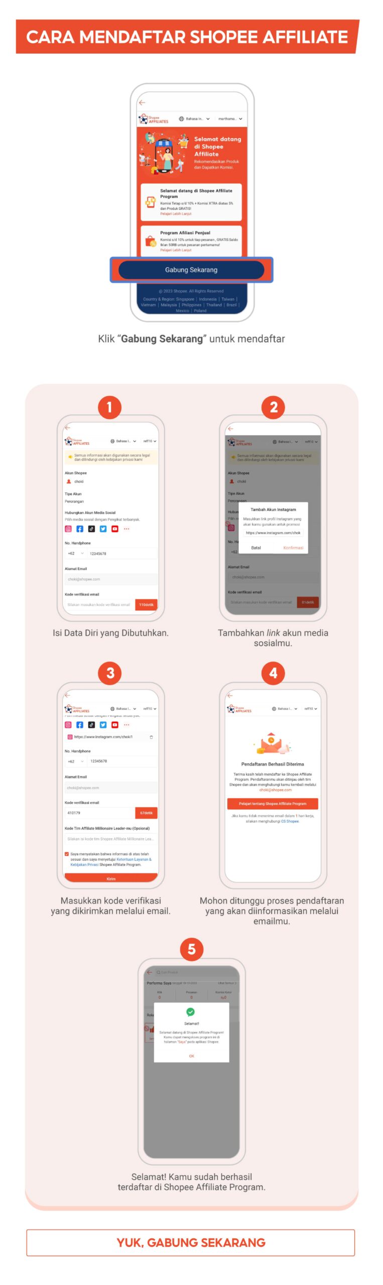 cara daftar shopee affiliate 2025
